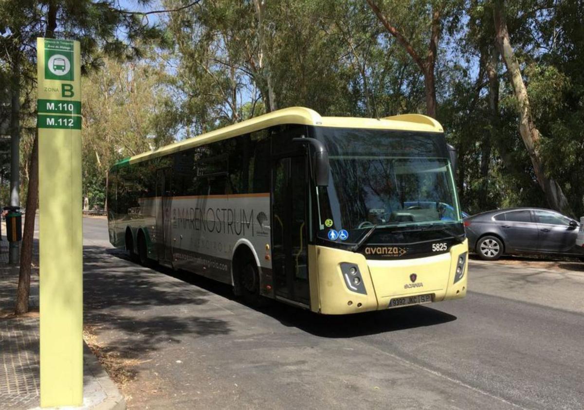 Un autobús del Consorcio de
 Transporte.