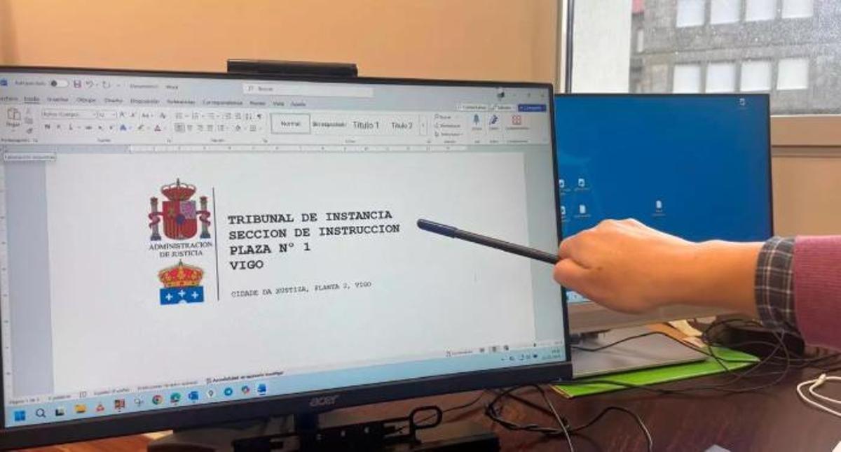 En las resoluciones judiciales como la que se ve en la imagen ya consta la nueva denominación de los juzgados.