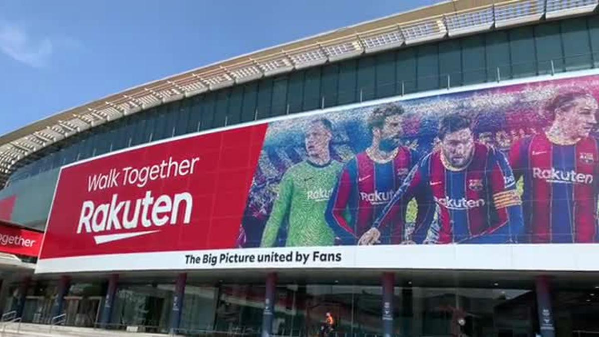 Rakuten actualiza la imagen del Barça en el Camp Nou