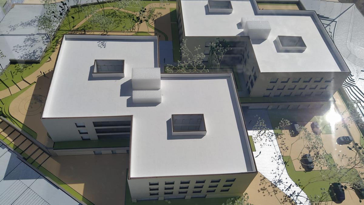 Maqueta de la nueva residencia de la Junta en Zamora