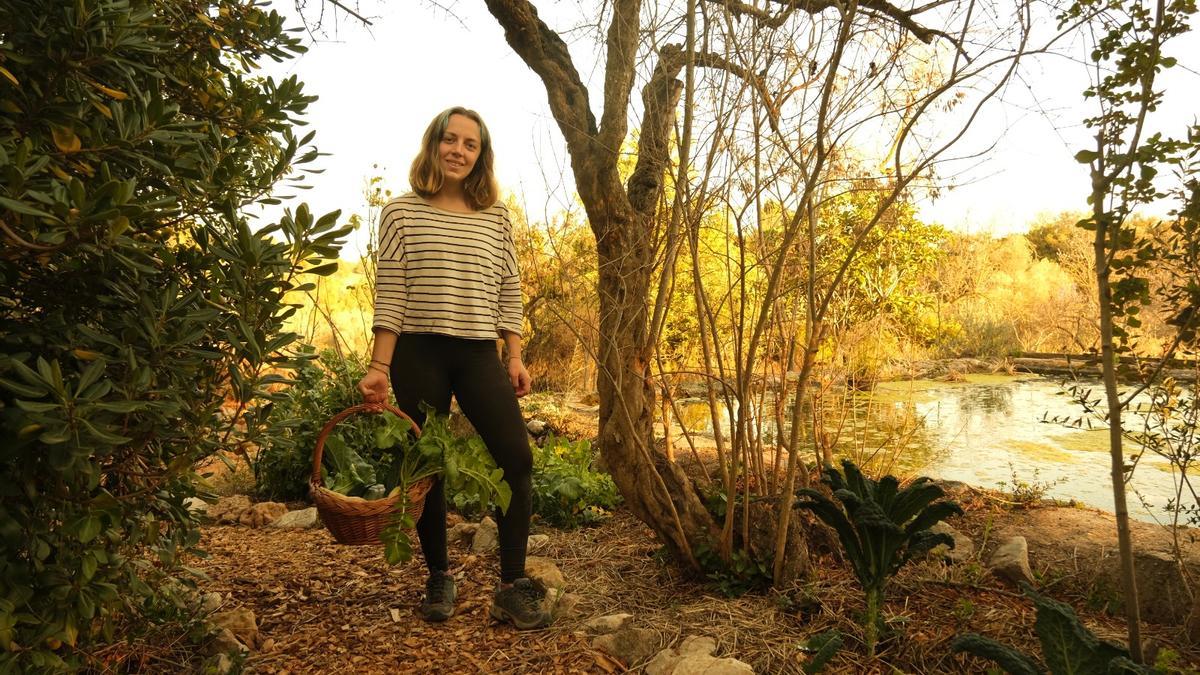 Harriet en los aledaños de su finca