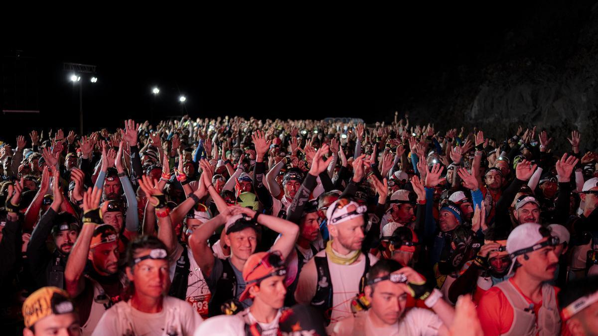 Salida de una de las carreras de la Transvulcania 2026