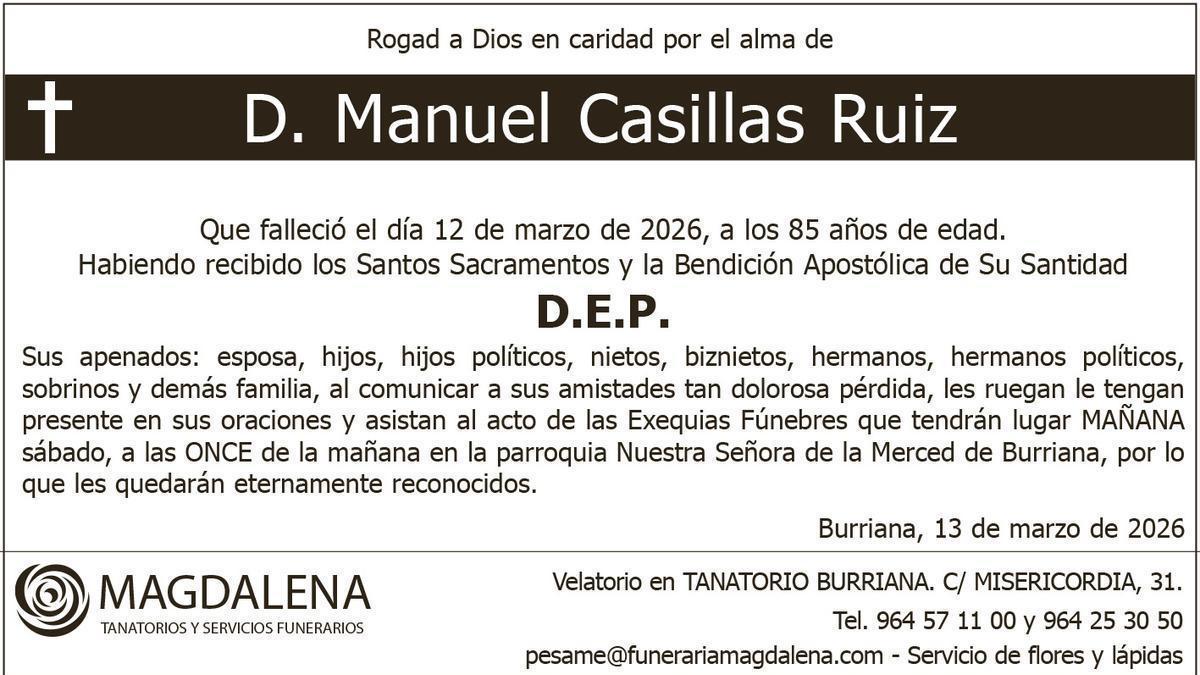 D. Manuel Casillas Ruiz