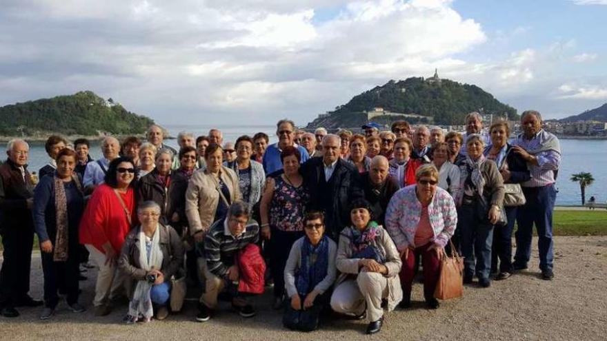 Los mayores de Silleda visitan San Sebastián antes de regresar