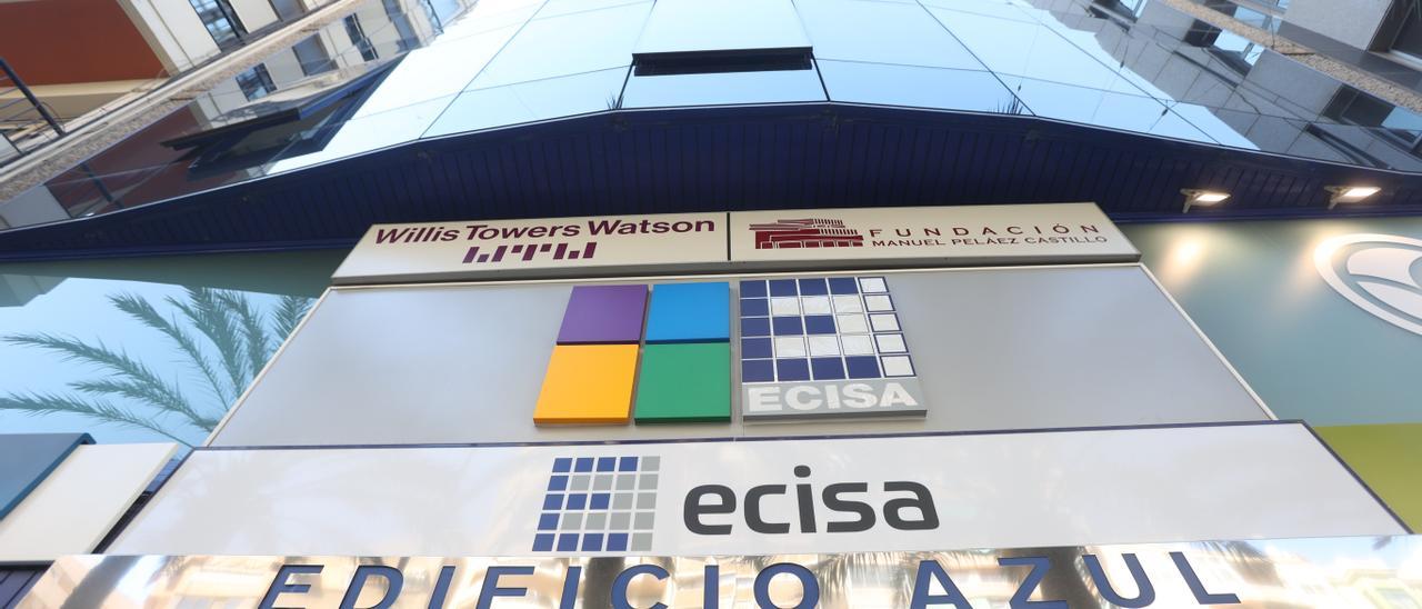 La sede de la constructora Ecisa en la avenida de Alfonso el Sabio de Alicante.