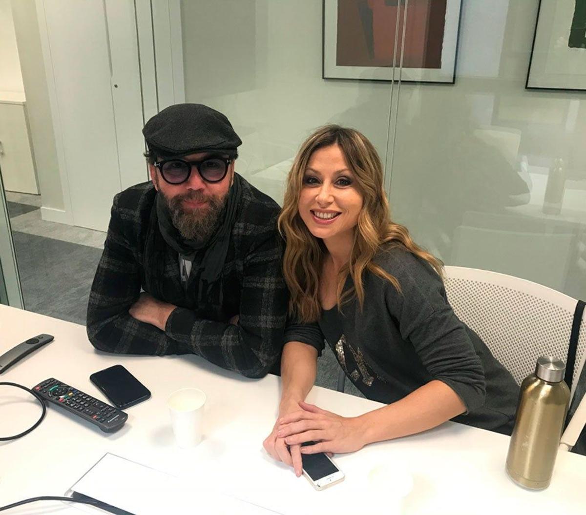 Verónica Romero y Paolo Vallesi de visita en cuore