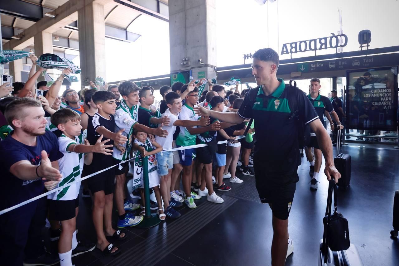 La despedida del equipo blanquiverde, en imágenes