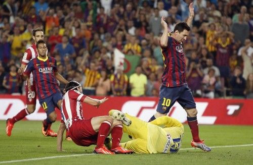 Barcelona y Atlético juegan en el Nou Camp la vuelta de la final de la Supercopa.