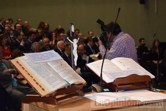 Investidura de José Luján como rector de la UMU