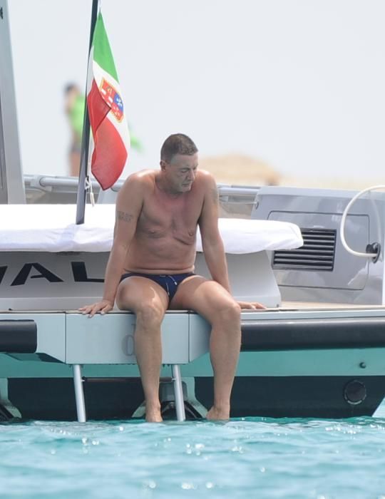 Stefano Gabbana, en Ibiza.