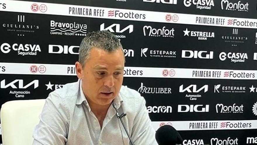 Sergi Escobar, técnico del Castellón, ha estallado en sala de prensa.