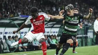 Sigue en directo el Sporting CP - Arsenal, partido de ida de cuartos de final de la Champions League, hoy en vivo