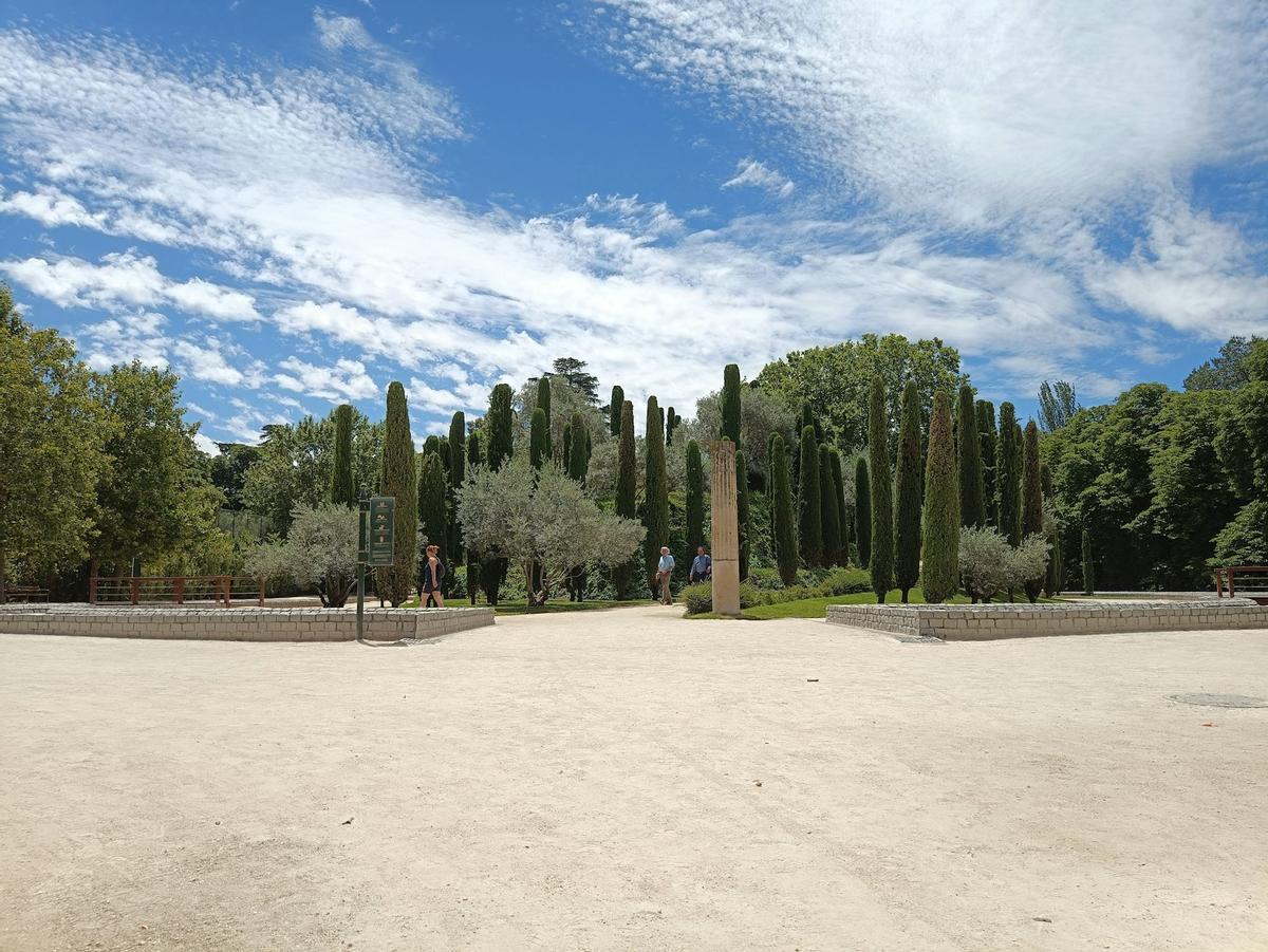 Vista frontal del Bosque del Recuerdo.