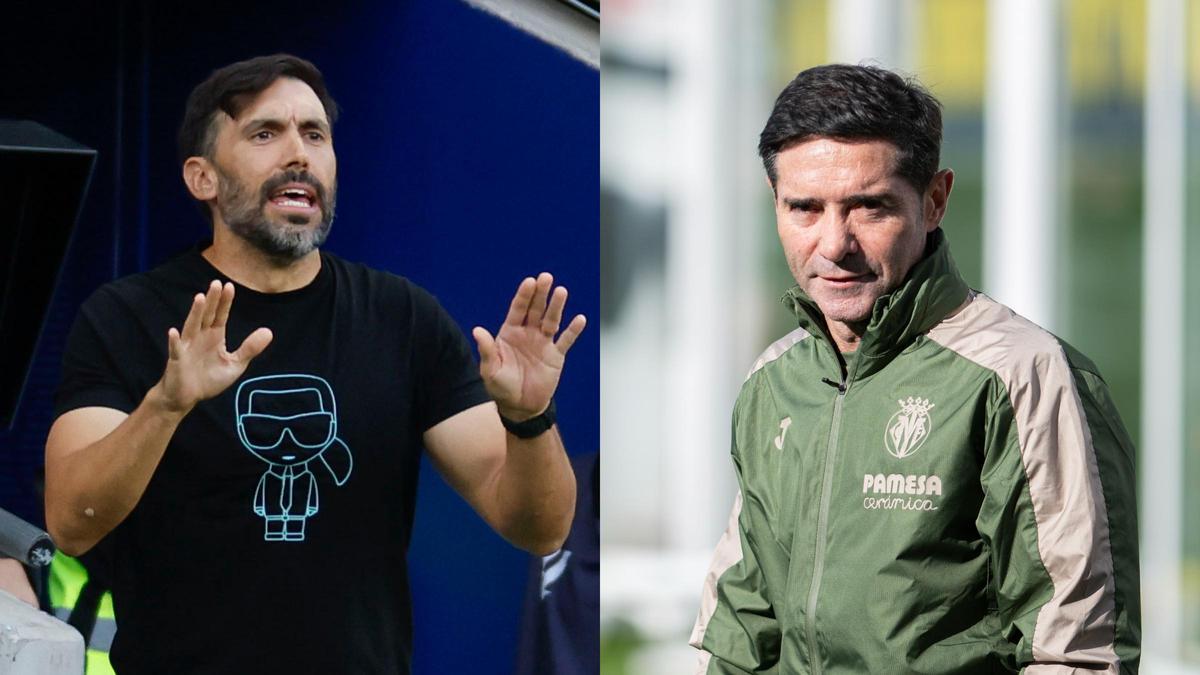 Sarabia y Marcelino, entrenadores de Elche y Villarreal