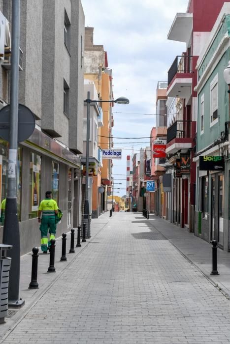 25-03-20 GRAN CANARIA. TELDE. TELDE. Recorrido por la ciudad de Telde para vera su desolación.   Fotos: Juan Castro.  | 25/03/2020 | Fotógrafo: Juan Carlos Castro