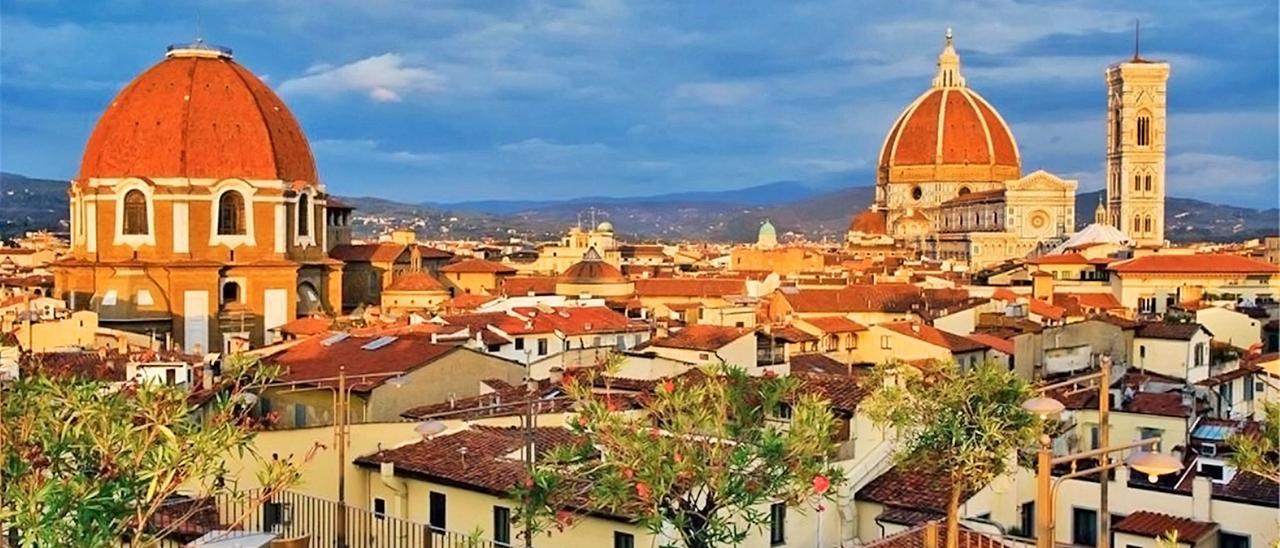 Vista parcial  de Florencia, unha das capitais da cultura medieval e renacentista.