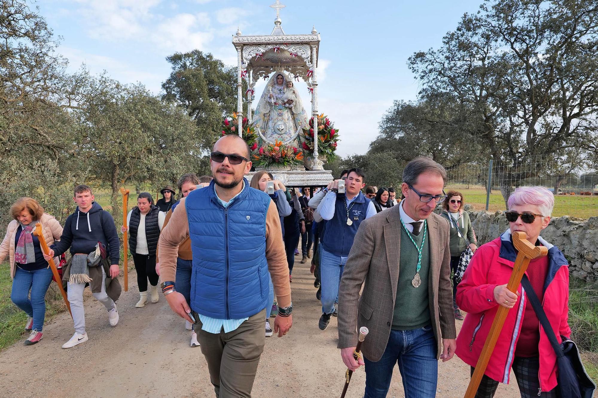 Pozoblanco vive la romería de traida de la Virgen de Luna