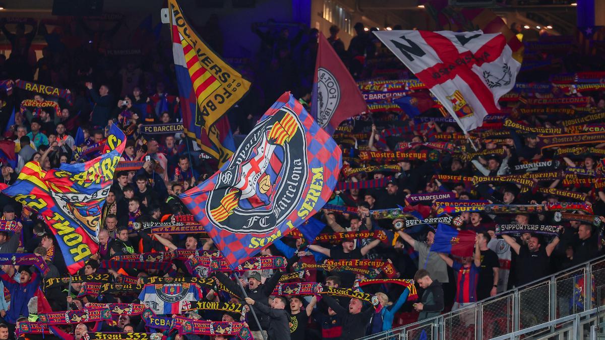 La Grada d'Animació volvió al Spotify Camp Nou en la Copa del Rey