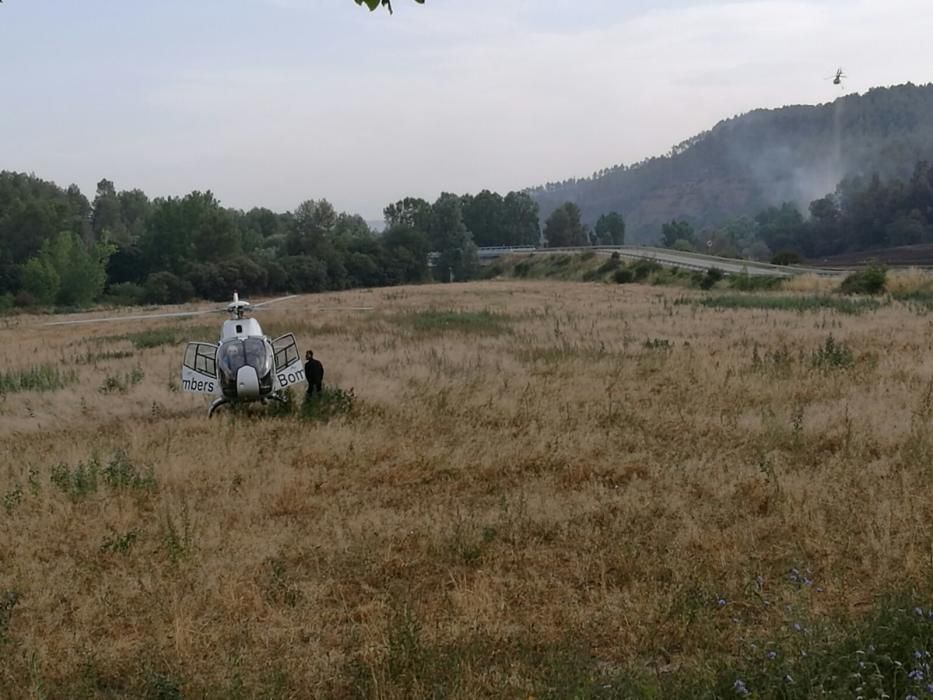 El paisatge a Avinyó, després del foc