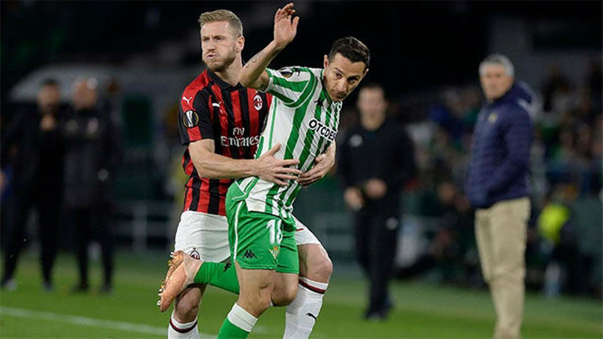 El empate amargo del Betis ante el Milan