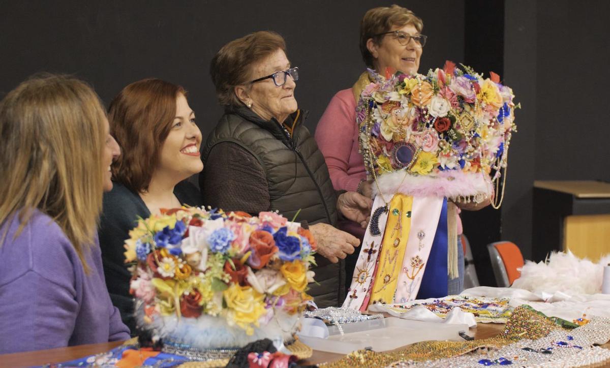 Luisa Poceiro, Lidia Peleteiro, Aurita Palmeiro y Carmen Cortegoso.