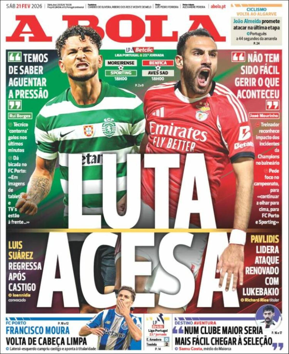 Las portadas de la prensa deportiva de hoy Las portadas de la prensa deportiva de hoy