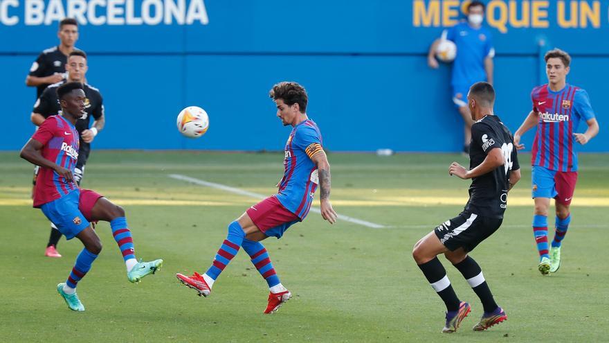 Collado anotó el segundo tanto del Barça ante el Nàstic