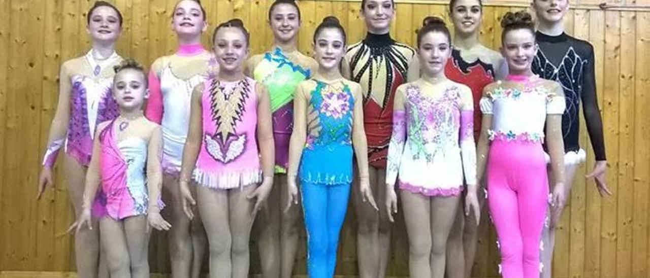 Sueca y Carlet sitúan a sus gimnastas en los podios provinciales y en los de la liga