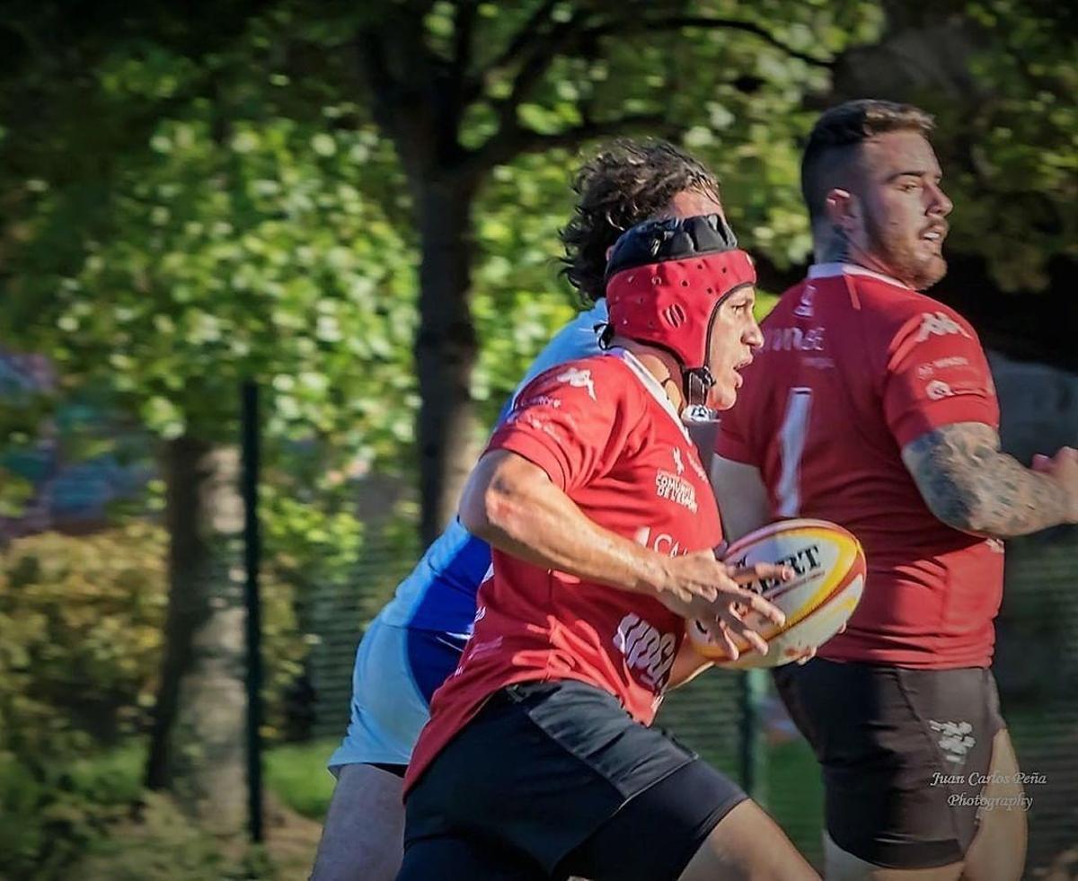 Álvar Gimeno, con la selección española.