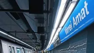 Los Mossos investigan una pelea con arma blanca en el metro de Virrei Amat