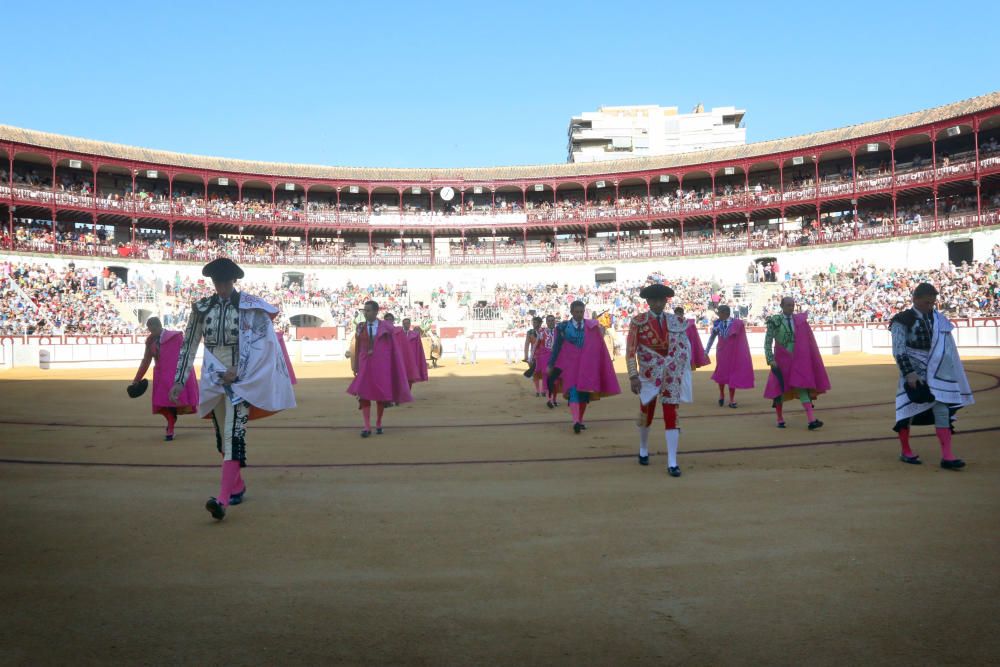 Las imágenes de la corrida picassiana en La Malagueta.