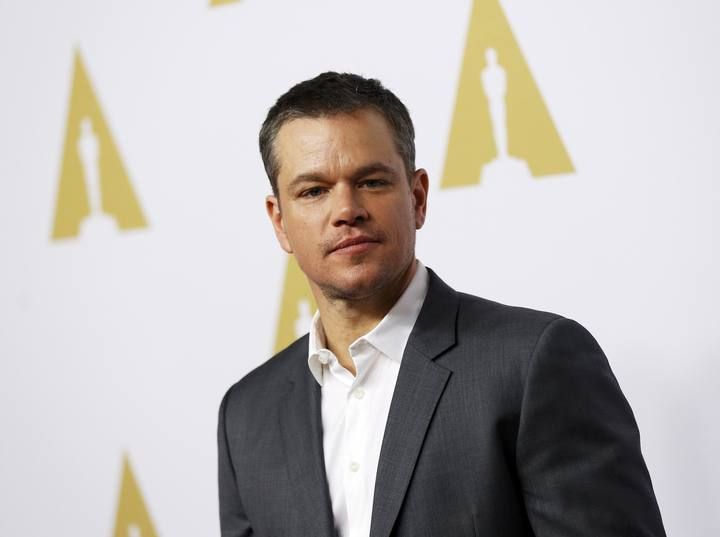 Matt Damon arrives at the 88th Academy Awards nominees luncheon in Beverly Hills