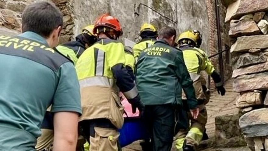 Rescatada una senderista de 75 años, accidentada en Las Hurdes