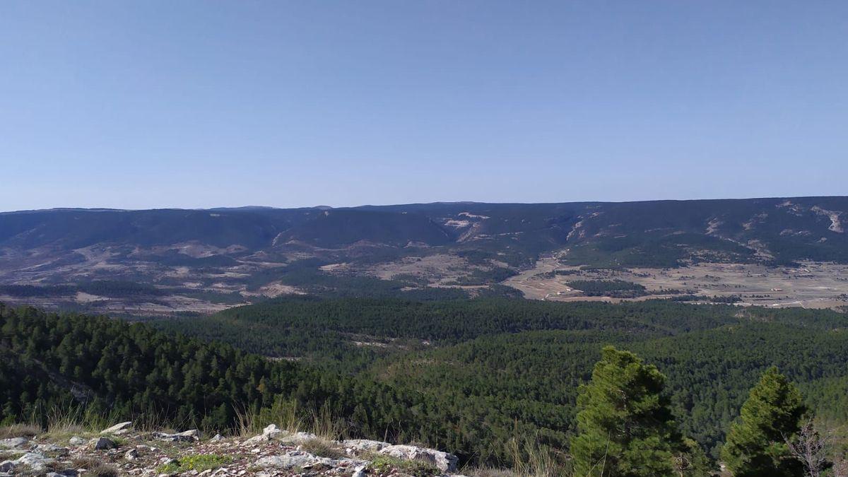 Un paisaje de la comarca del Maestrazgo, donde Forestalia plantea instalar 22 parques eólicos.