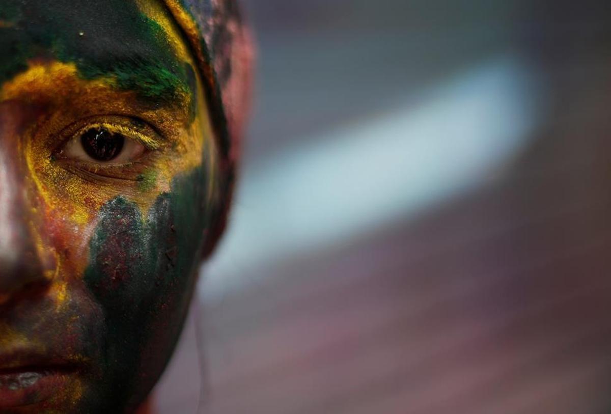 Holi, el festival dels colors, a Kathmandu