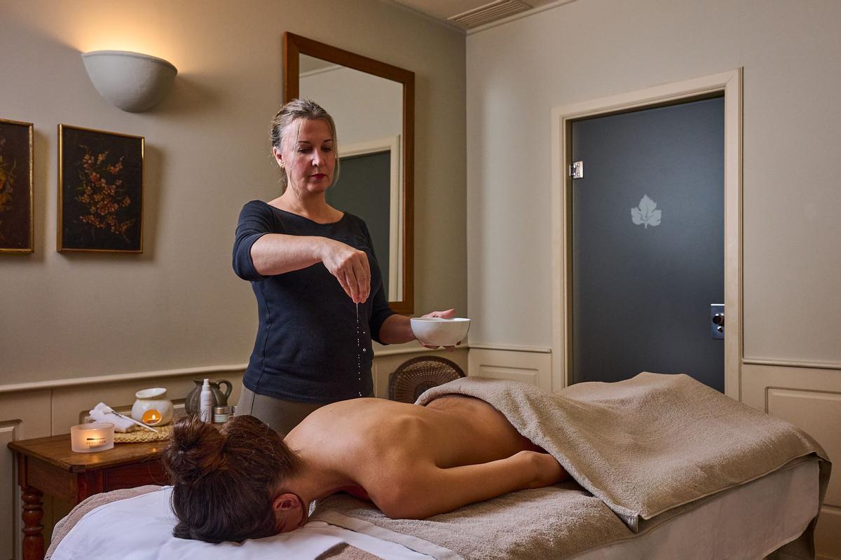 Un tratamiento del Wine Spa