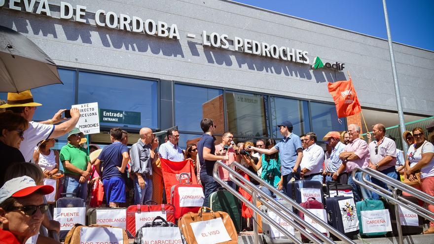 Convocan una manifestación ante la estación de Villanueva de Córdoba por el tren de Los Pedroches