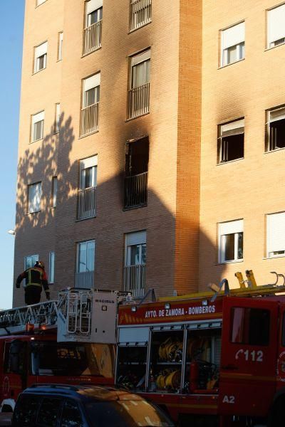 Incendio en una vivienda en Pinilla (Zamora)