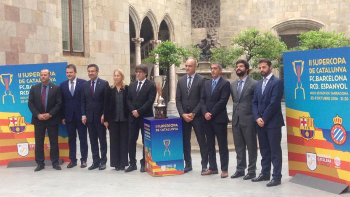 La Supercopa de Catalunya ha sido presentada en la Generalitat