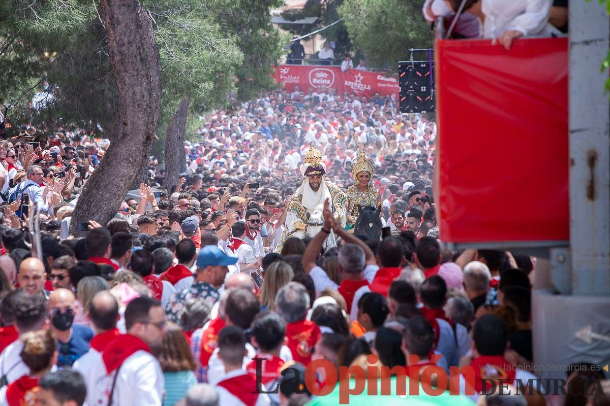 Moros y Cristianos en la mañana del día dos en Caravaca