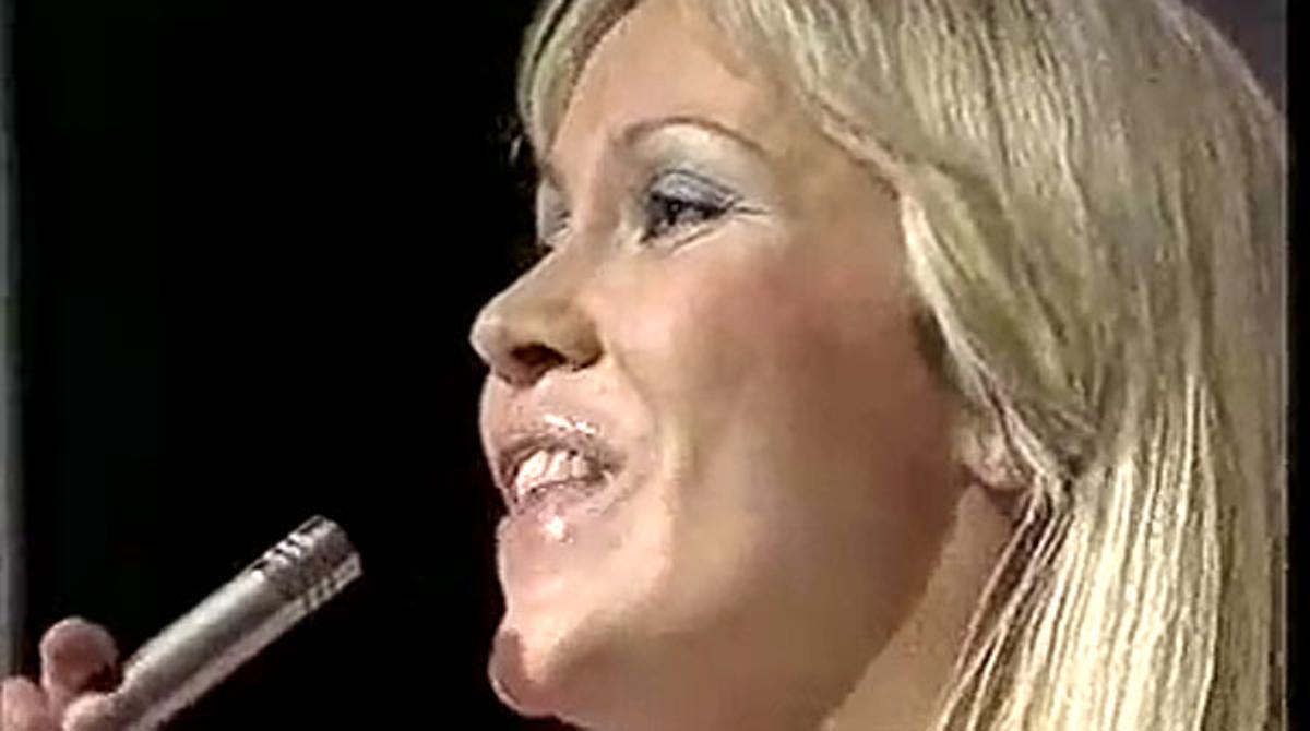 Agnetha d’ABBA canta ’Thank you for the music’.