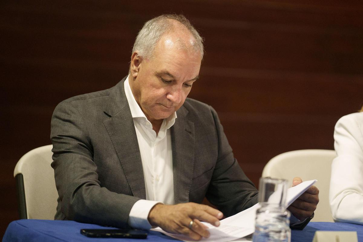 Luis Campos, máximo dirigente y portavoz parlamentario de NC-Bc.