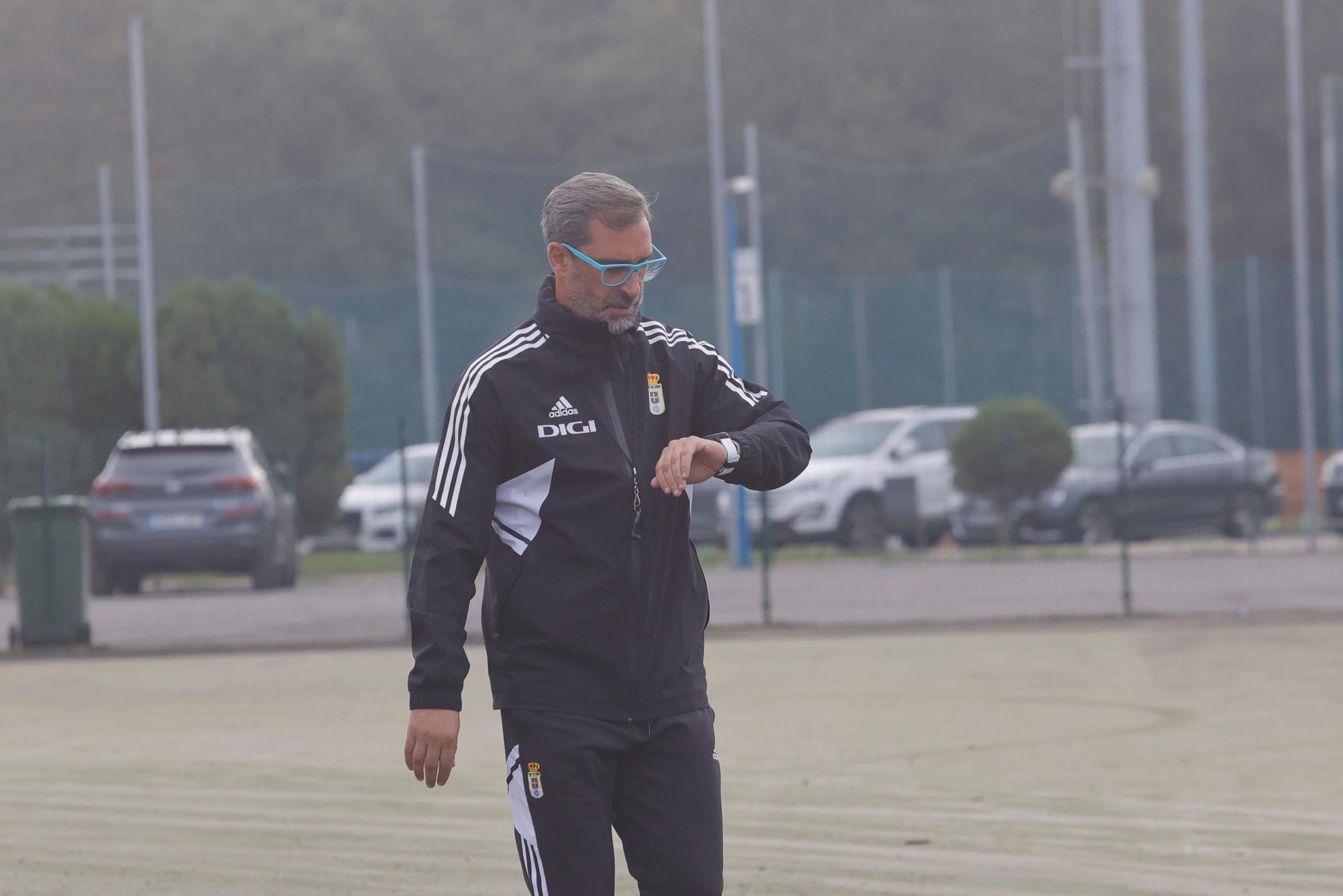 Las imágenes del entrenamiento del Oviedo