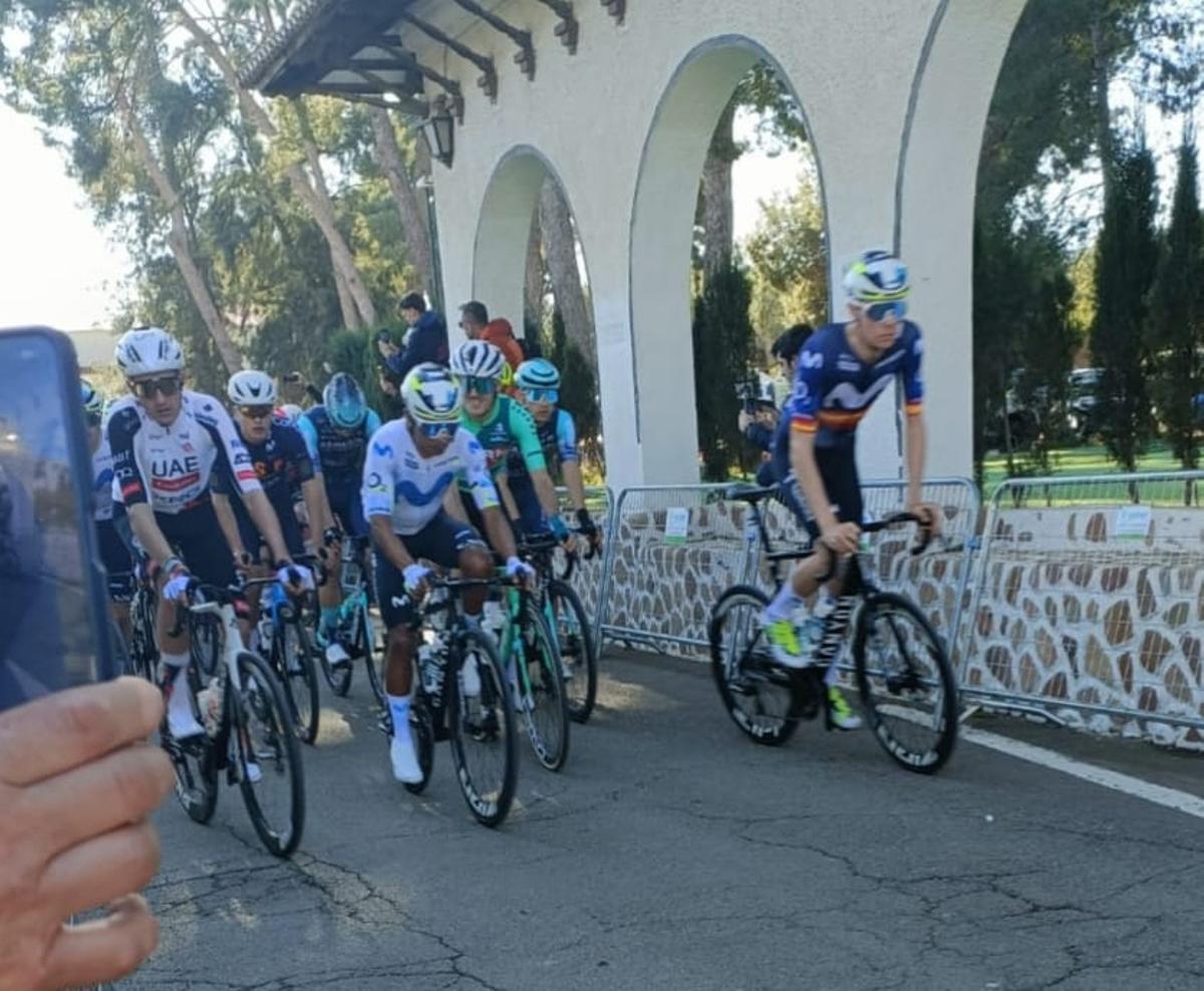 Momento de la salida desde Els Pins.