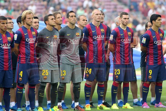 Aquí tienes las mejores fotografías de la presentación del primer equipo ante la afición culé en el Gamper