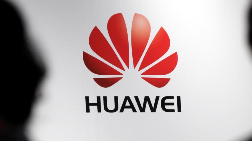 El logo de Huawei.