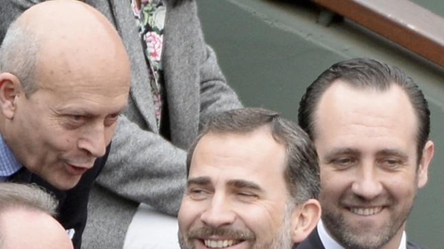 Alberto Fabra junto al príncipe Felipe, José Ramón bauzá y el Ministro Wert.