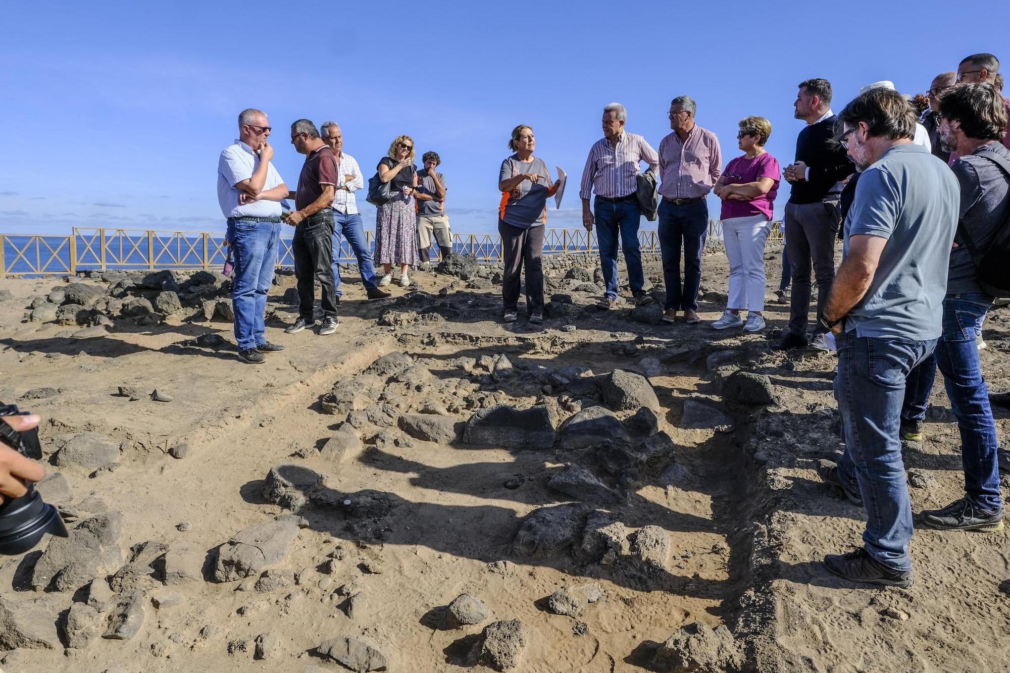 Visita a la zona arqueológica de El Agujero, La Guancha y Bocabarranco en Gáldar