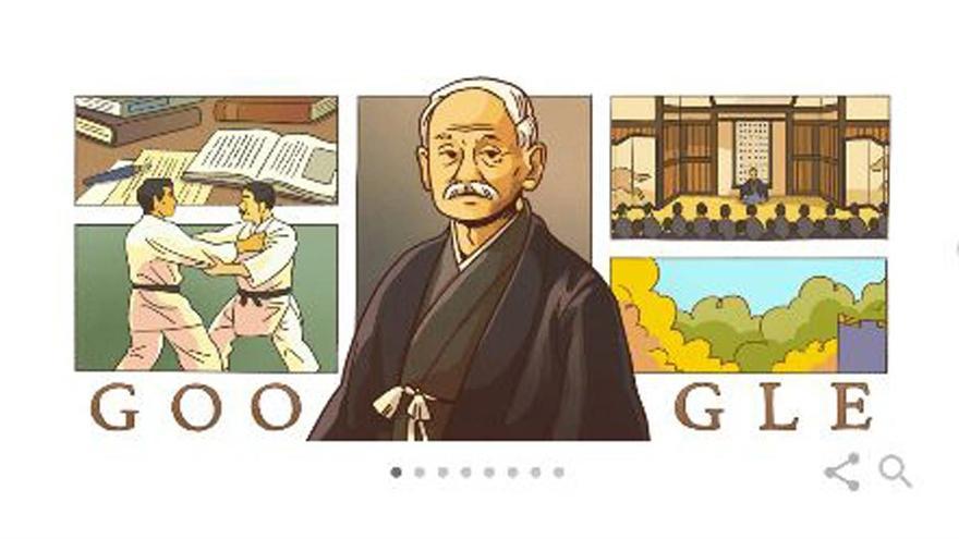 Google dedica su Doodle a Jigorō Kanō, el niño prodigio que fundó el judo