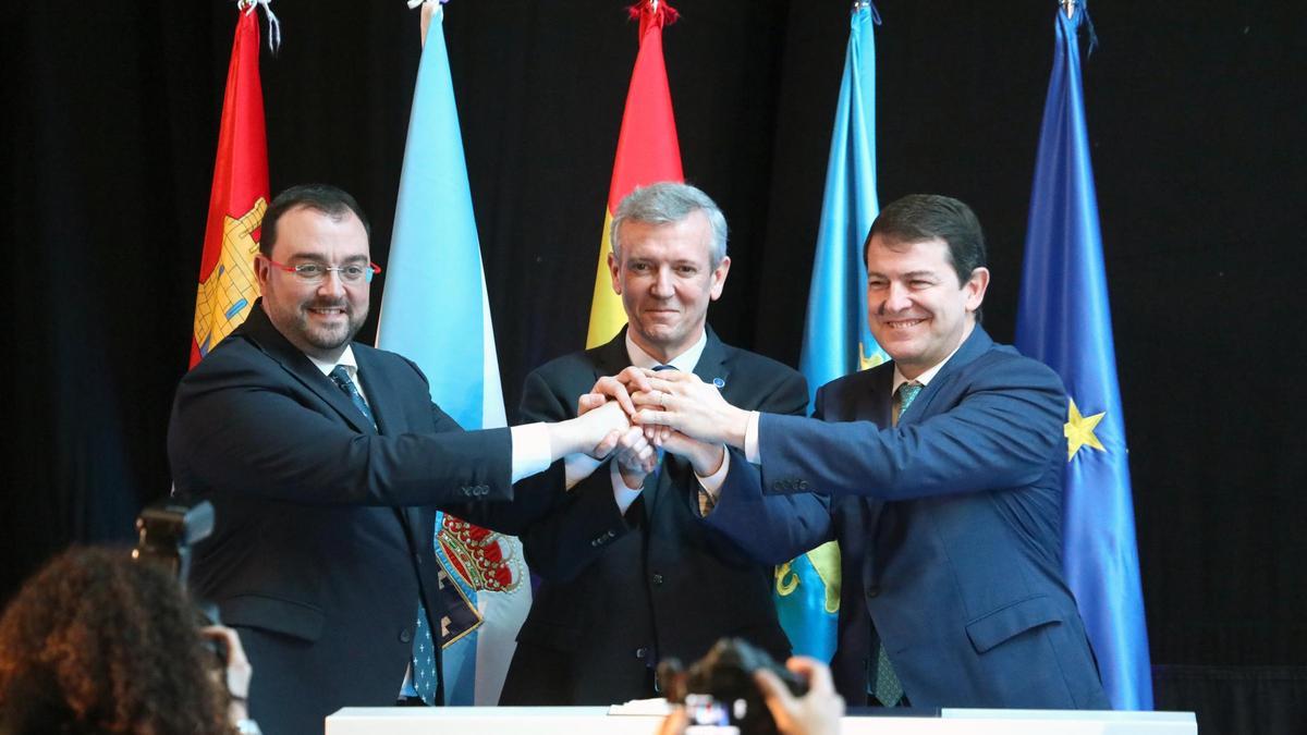 Galicia, Asturias y Castilla y León se unen para exigir el Corredor Atlántico